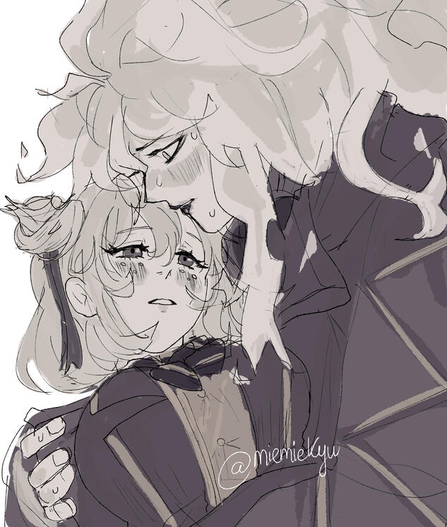 Bust up + 2 characters