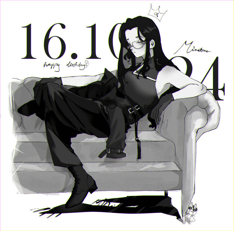 Full body + Greyscale + BG